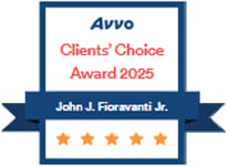 Avvo Clients' Choice Award 2025 | John J. Fioravanti Jr.